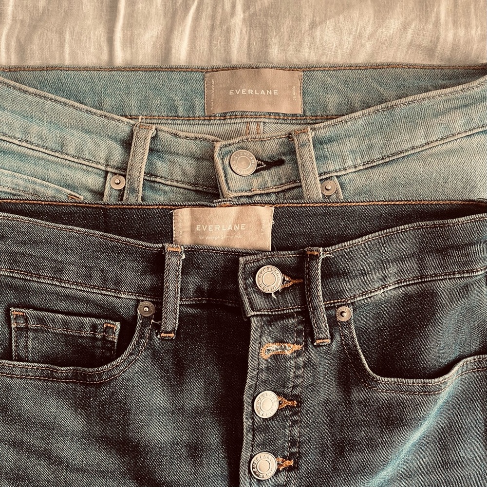 Everlane The Vintage Skinny  + High Rise Jeans (BOGO)